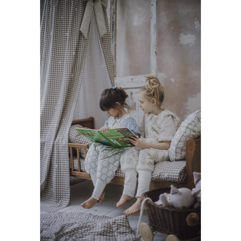 Blue Cottage Sleeping Bag with Legs by Malomi Kids