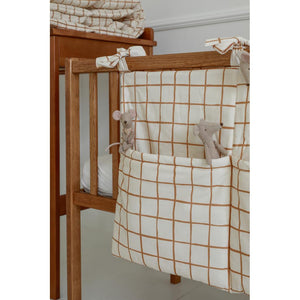Camel Check Cot Organiser by Malomi Kids