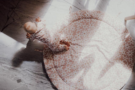 Blush Daisies Play Mat by Malomi Kids