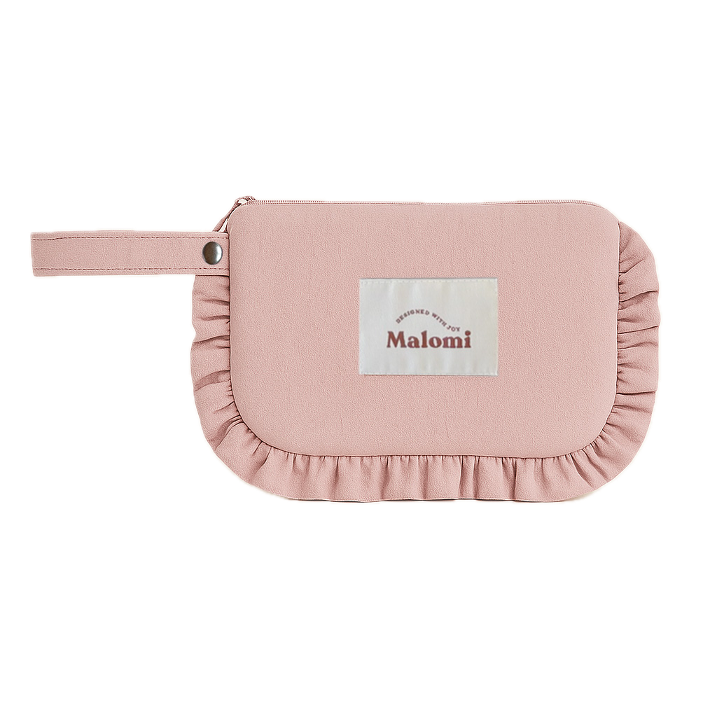 Ruffle Toiletry Bag by Malomi Kids