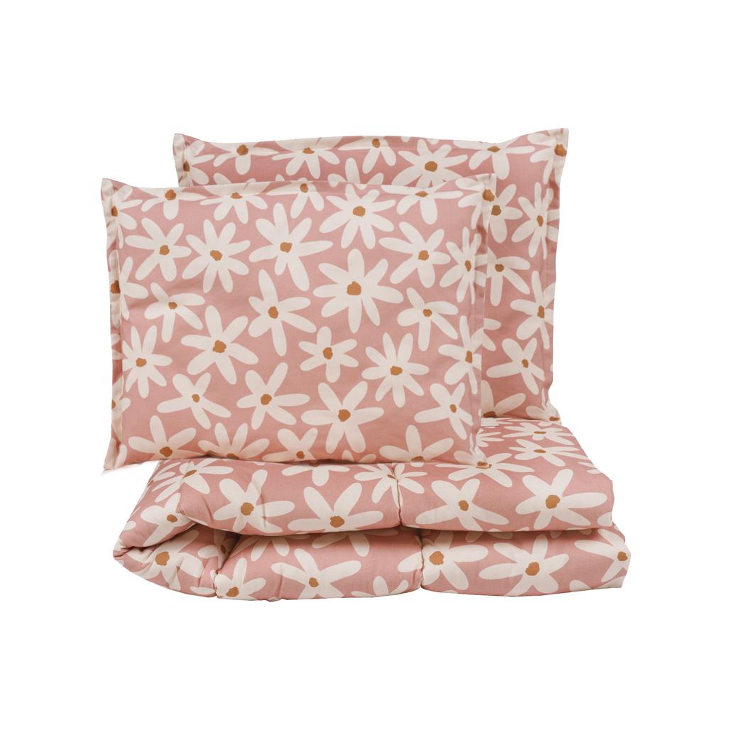 Blush Daisies Bedding Set with Filling by Malomi Kids