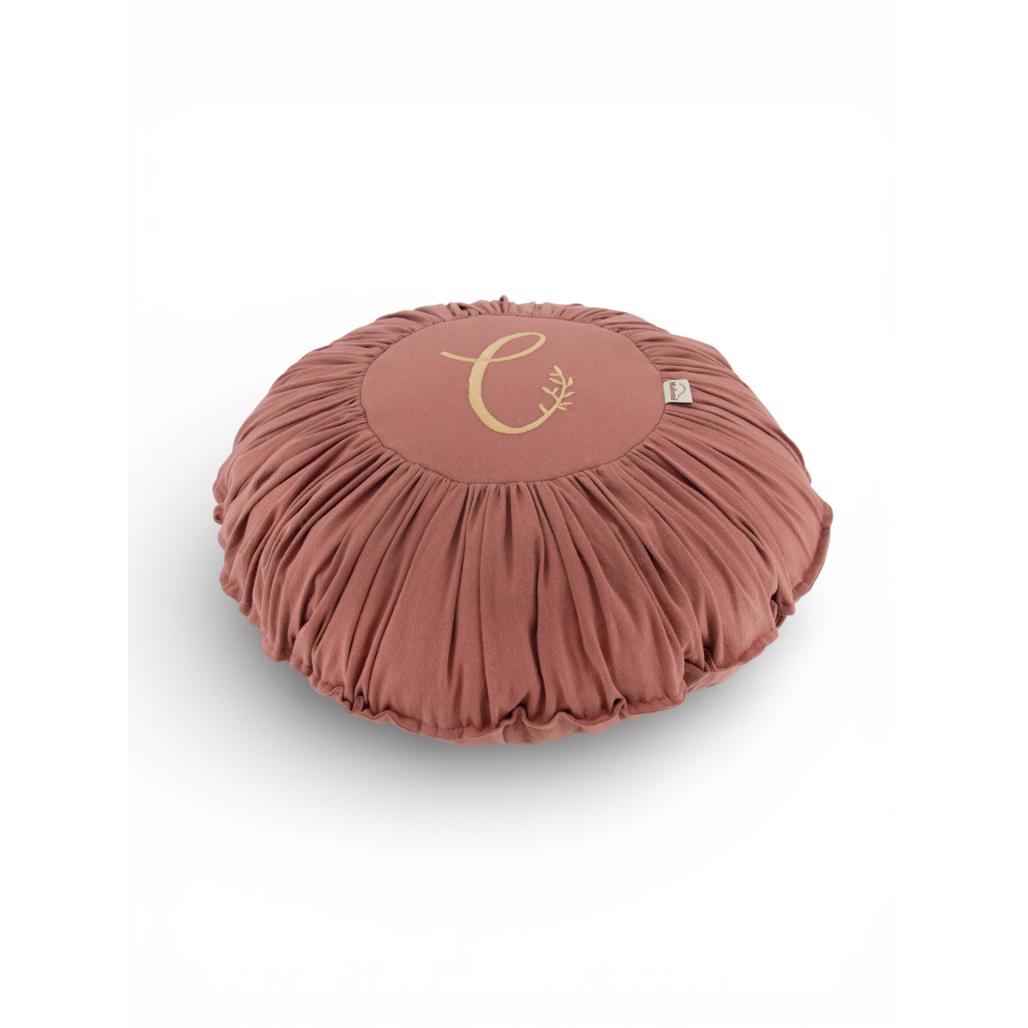 Round Washed Cotton Cushion by Malomi Kids