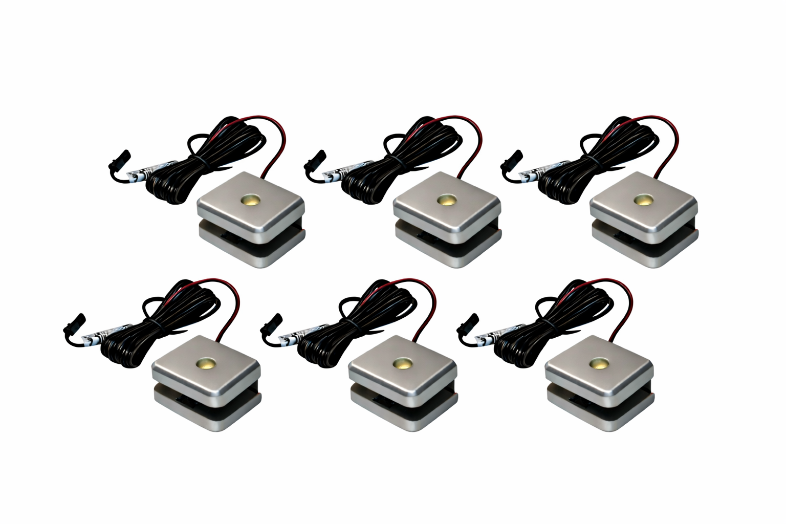 CASØ LED Lights for Glass Shelves, 6 Pieces