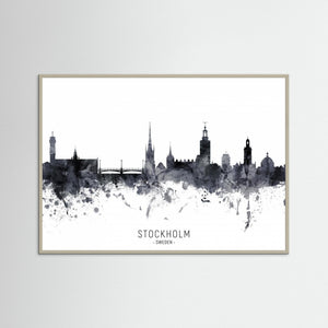 Stockholm Sweden Skyline by Michael Tompsett