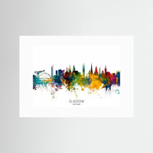 Glasgow Scotland Skyline by Michael Tompsett