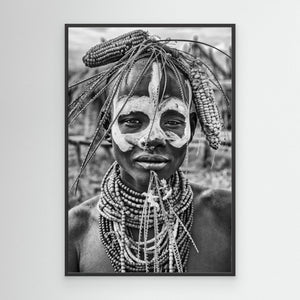 A Woman of the Karo Tribe (Omo Valley-Ethiopia). by Joxe Inazio Kuesta Garmendia