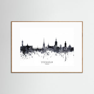 Stockholm Sweden Skyline by Michael Tompsett