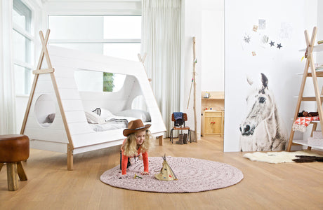 TEEPEE Cabin Kids Bed, WOOOD- D40Studio