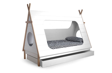 TEEPEE Cabin Kids Bed, WOOOD- D40Studio
