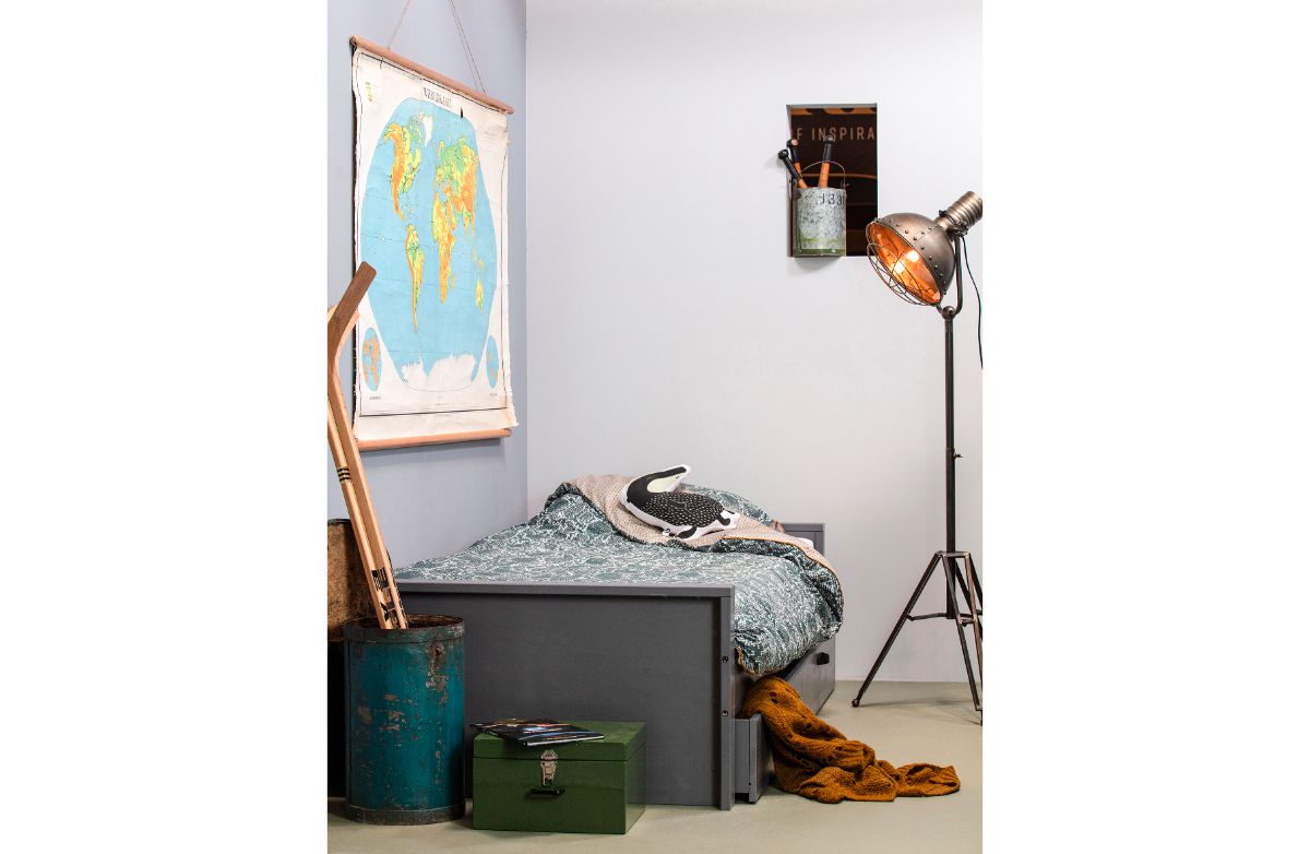 MORRIS Pine Bed 90 CM