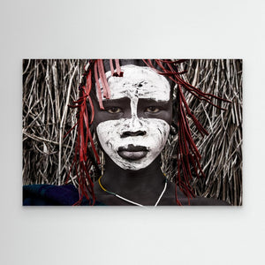 Surma tribe girl-II-Ethiopia by Joxe Inazio Kuesta Garmendia