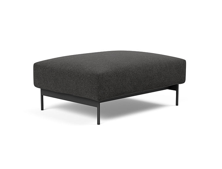 MALLOY Ottoman With Metal Legs