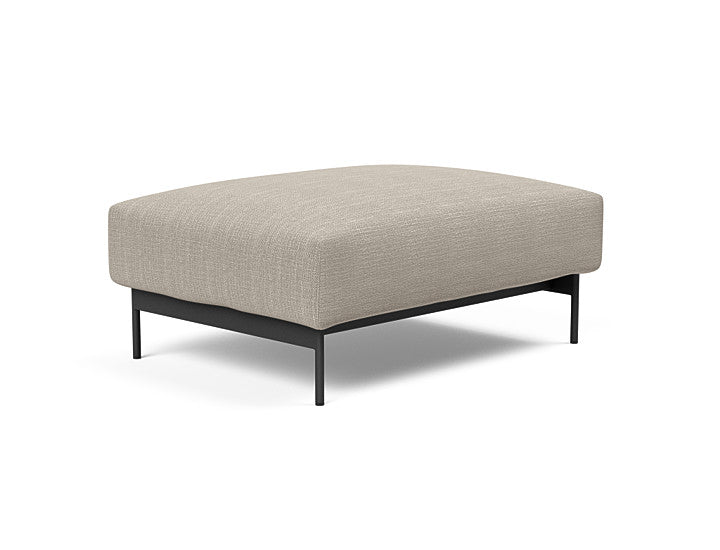 MALLOY Ottoman With Metal Legs