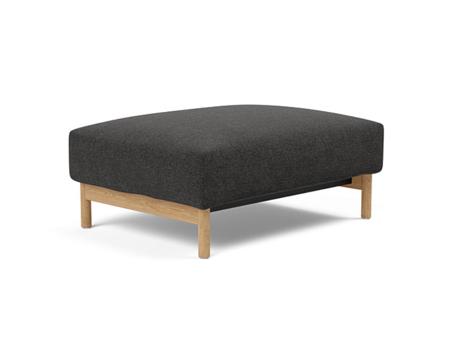 MALLOY Wood Ottoman