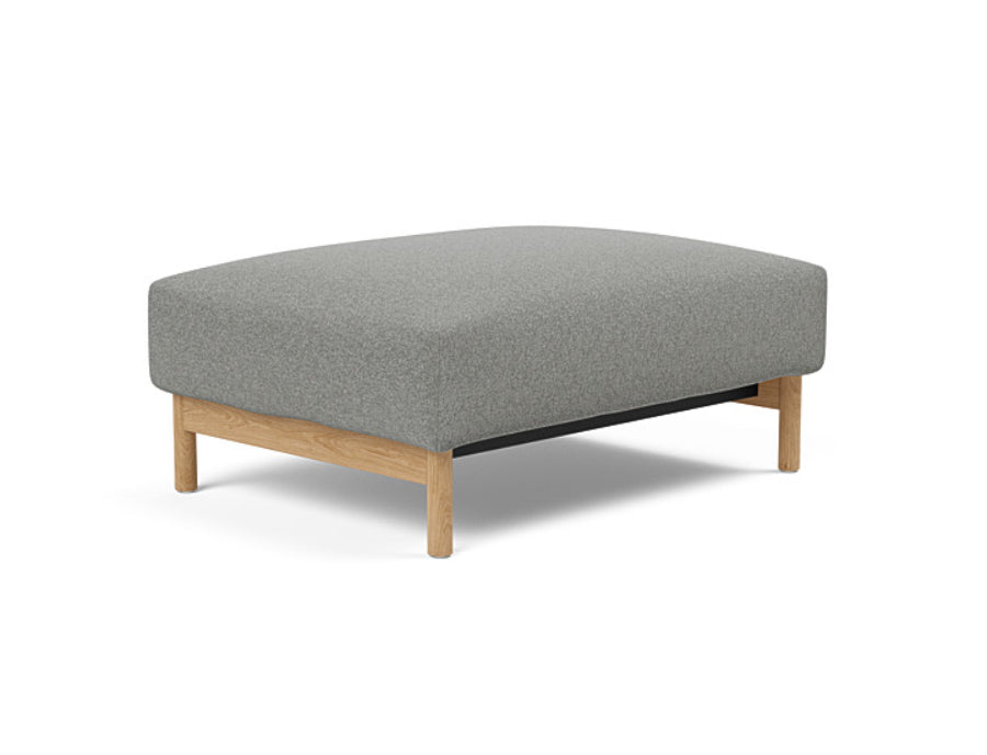 MALLOY Wood Ottoman