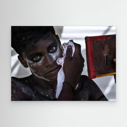 Cleaning up after the Ceremony of Theyyam-Kannur - India by Joxe Inazio Kuesta Garmendia