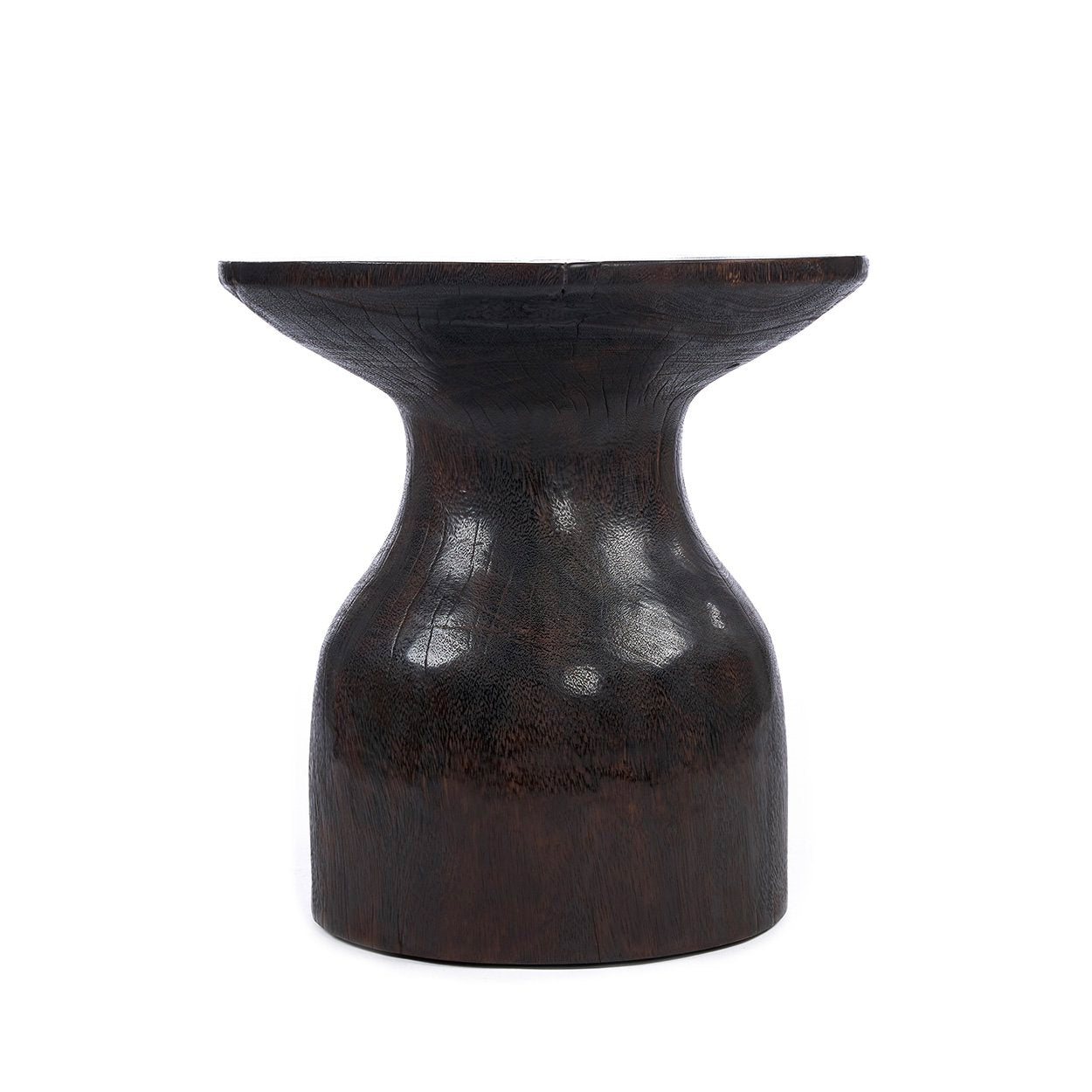 The Hourglass Side Table - Dark Walnut