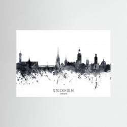 Stockholm Sweden Skyline by Michael Tompsett