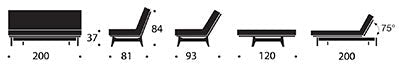 ASLAK Soft Spring Sofa Bed 120CM, 20 Day Delivery Innovation- D40Studio