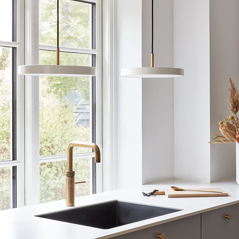 ASTERIA Pendant Light Pearl White Ø 31CM