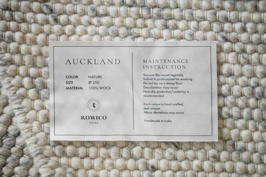 AUCKLAND Wool Round Carpet Ø250