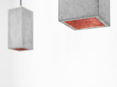 [B2] Pendant Light Grey Rectangular, GANTlights Berlin- D40Studio