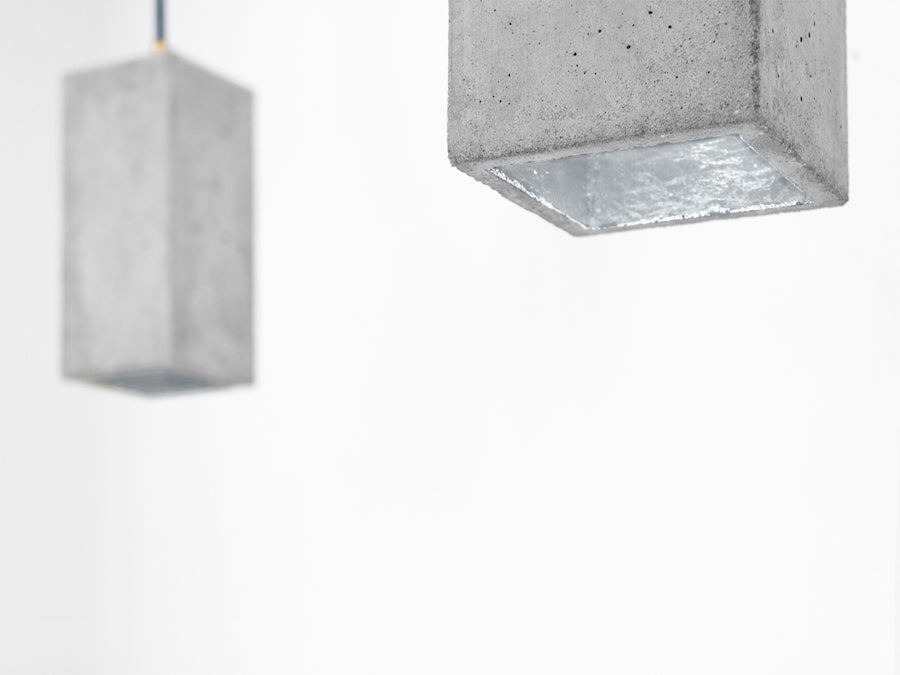 [B2] Pendant Light Grey Rectangular, GANTlights Berlin- D40Studio