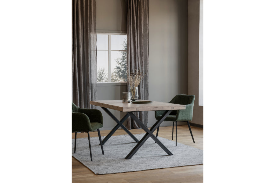 BROOKLYN X-Beine Esstisch 170CM/270CM ROWICO