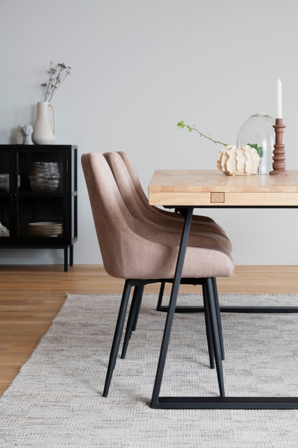 BROOKLYN Esstisch mit U-Beinen aus Eiche 220/320CM ROWICO