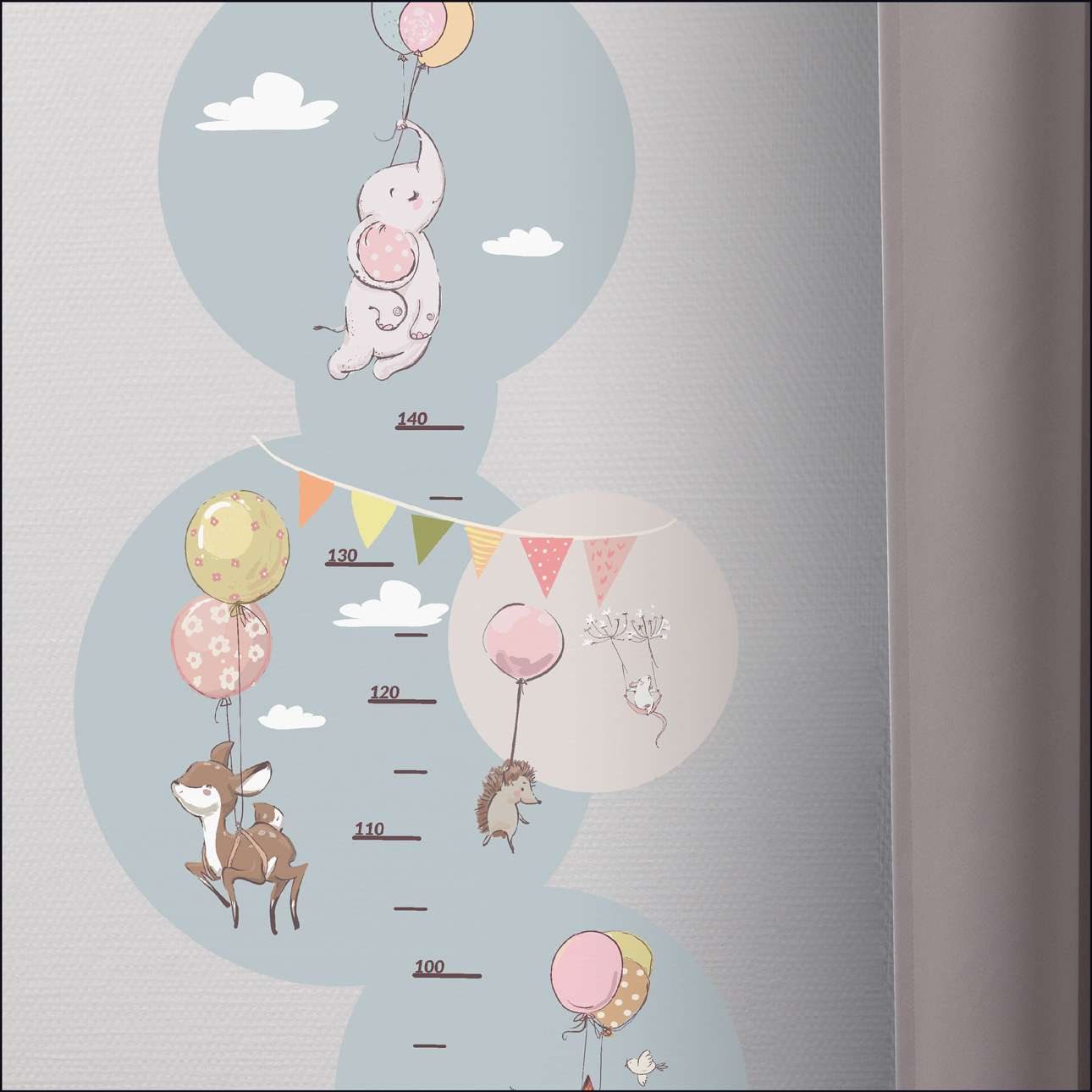 Bubble Dreams Grow Chart Sticker 150x80cm