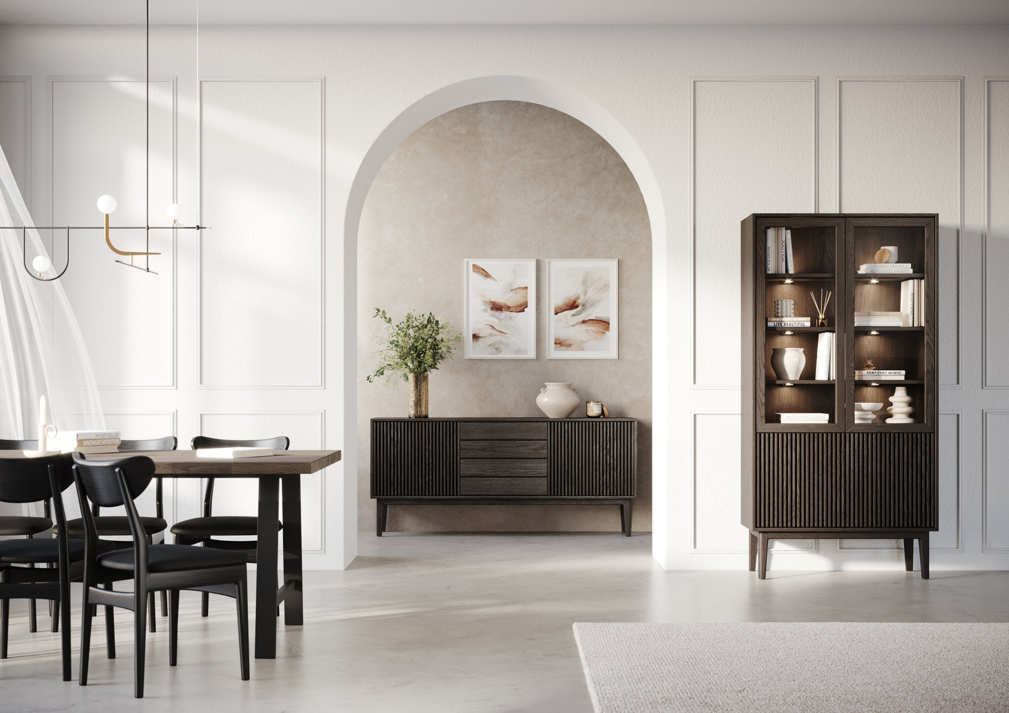 CASØ BROHOLM XL TV Stand with Slat Doors 160CM