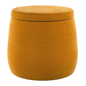Candy Jar Pouf - Mustard