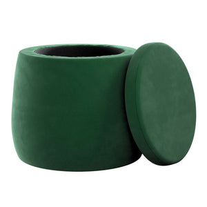 Candy Jar Pouf - Forest Green