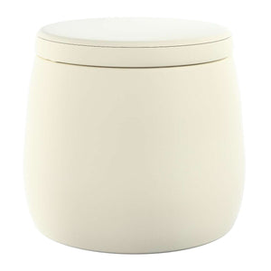 Candy Jar Pouf - Creamy White