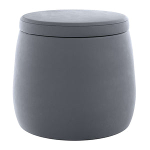 Candy Jar Pouf - Graphite Grey