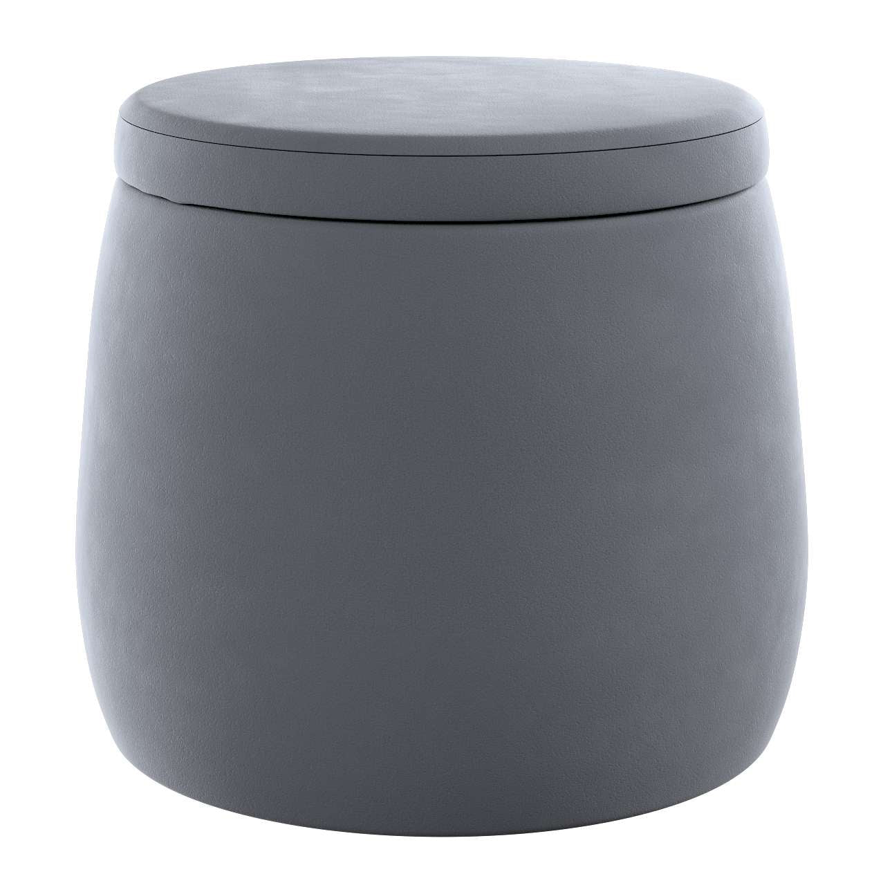 Candy Jar Hocker - ø40 - Posh Velvet - Graphitgrau