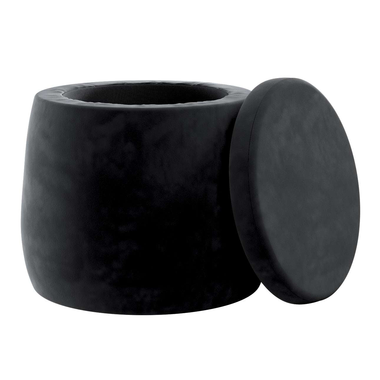 Candy Jar Pouf - Black
