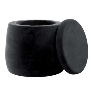 Candy Jar Pouf - Black