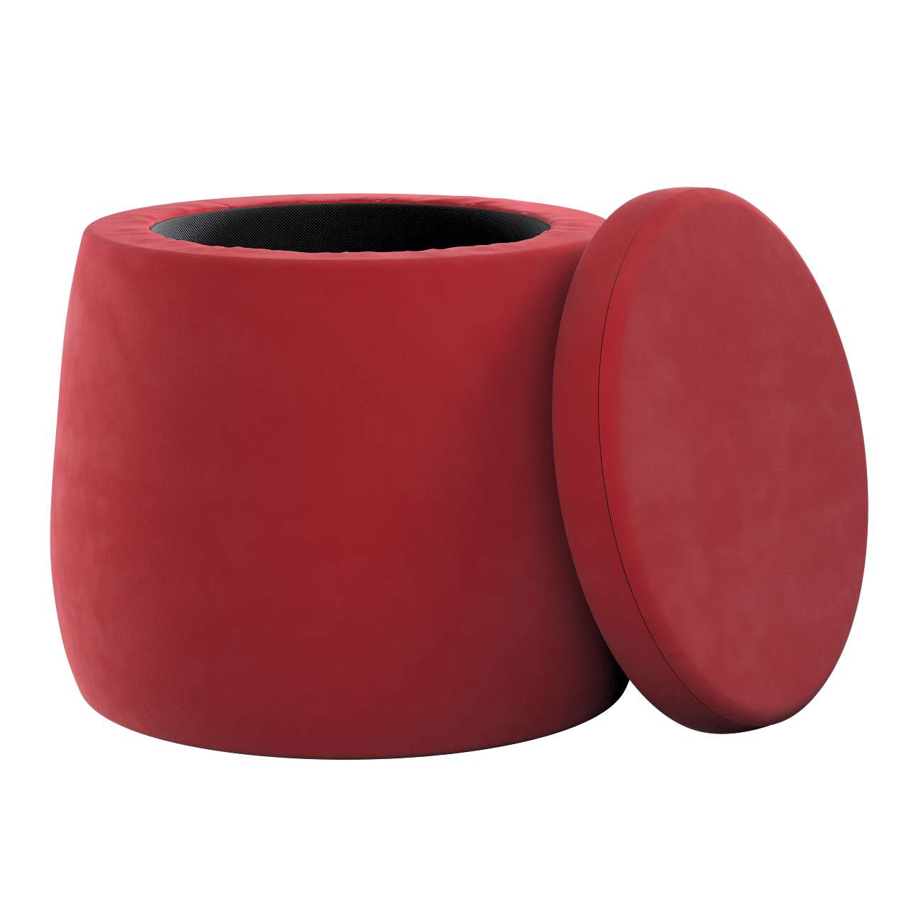 Candy Jar Pouf - Cherry Red