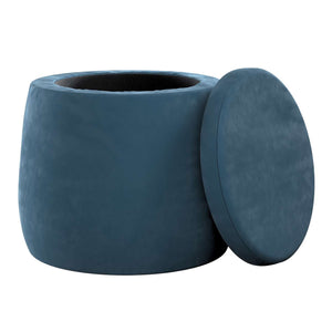 Candy Jar Pouf - Dark Blue