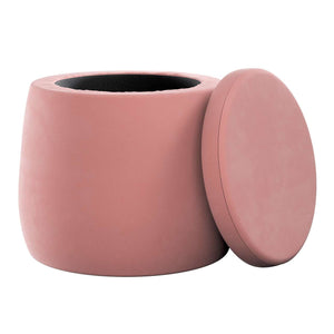 Candy Jar Pouf - Coral