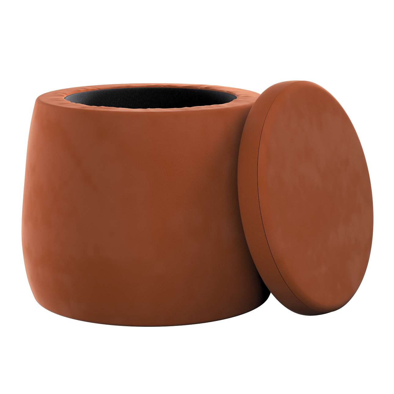 Candy Jar Hocker - ø40 - Posh Velvet - Ingwer