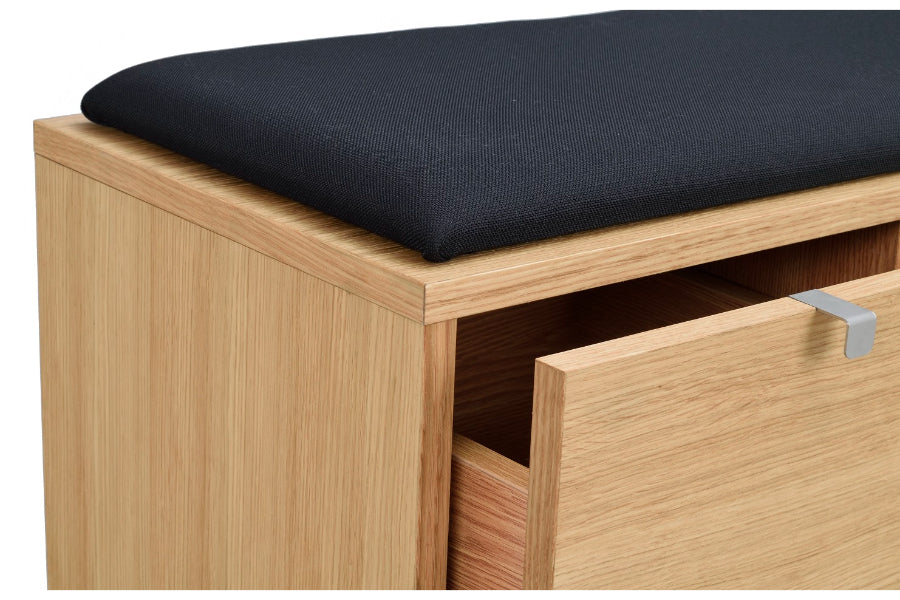 CONFETTI Bank mit 2 Schubladen