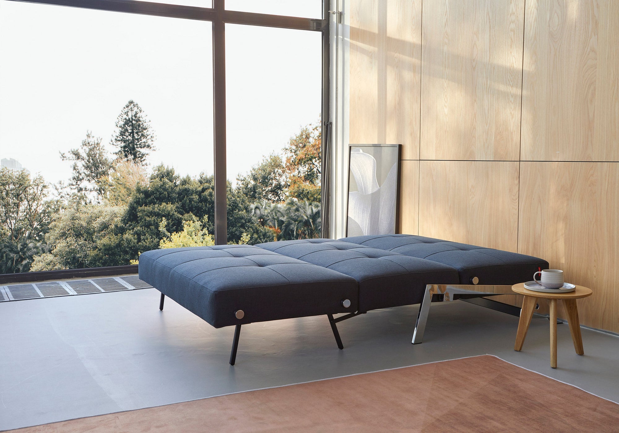 Innovation Living CUBED Chrome Sofabed 140CM