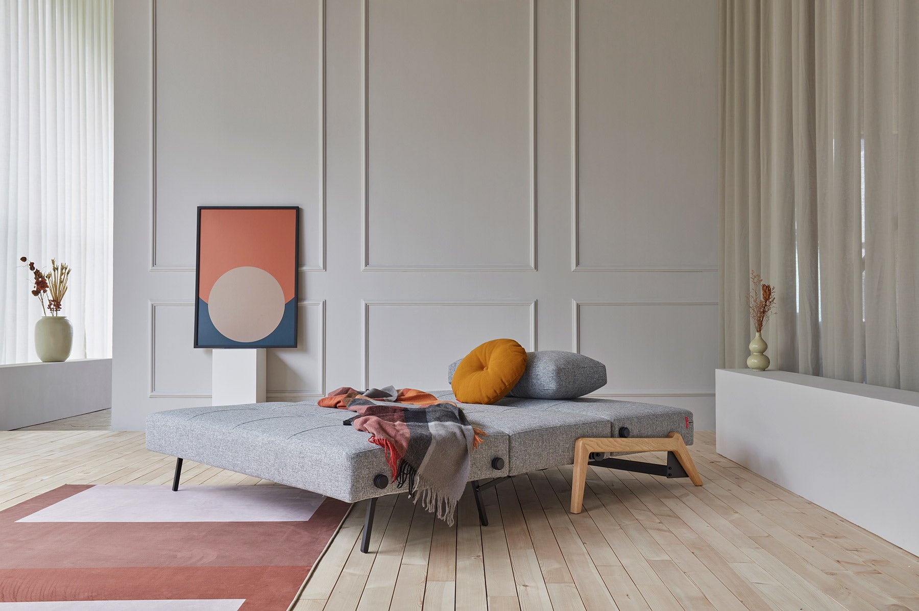 Innovation Living CUBED Oak Sofabed 160CM