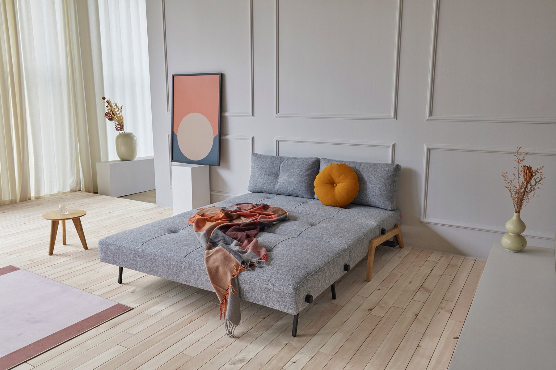 Innovation Living CUBED Oak Sofabed 160CM