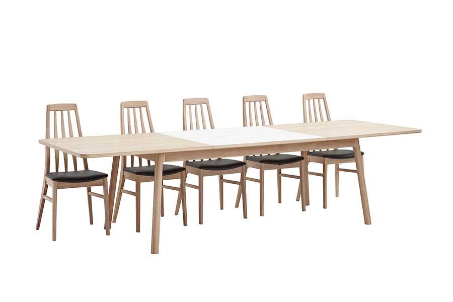 EVA Black Leather Set of 2 Chairs, CASØ- D40Studio