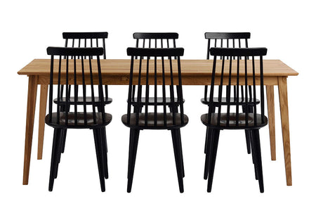 FILIPPA Oak Dining Table 180CM/230CM/280CM, ROWICO- D40Studio