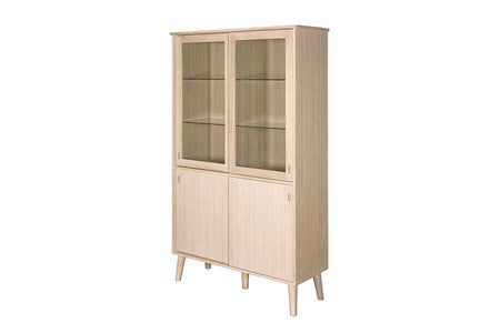 SORØ 120 Glass Cabinet 115CM, CASØ- D40Studio