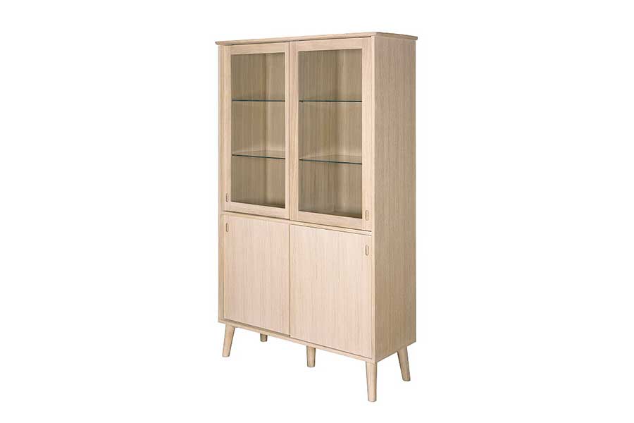 SORØ 120 Glass Cabinet 115CM, CASØ- D40Studio